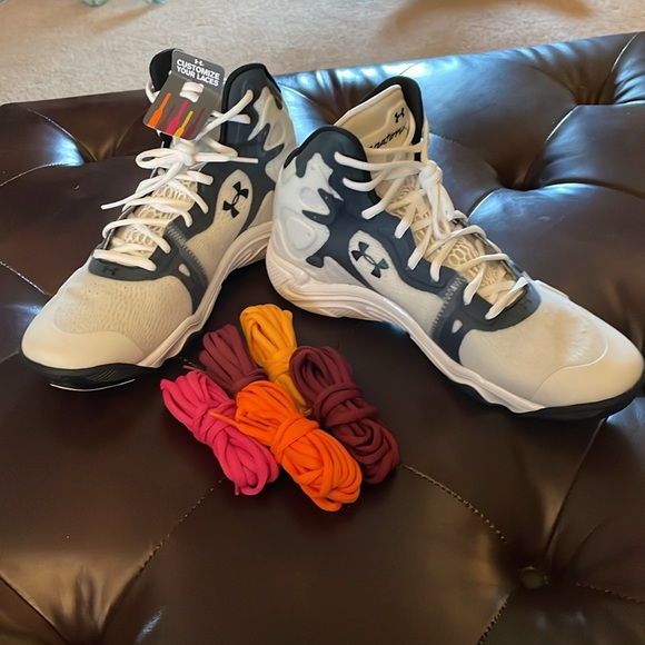 Under armour Other - NEW Under Armour Micro G ANATOMIX Men's White Sz 9.5